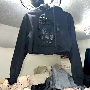 Skull Crop Hoodie
